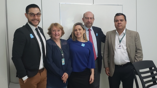 Renan Clara, Maria Inês Gadelha, Cinthya Sternberg, Sergio D. Simon e Sandro Martins